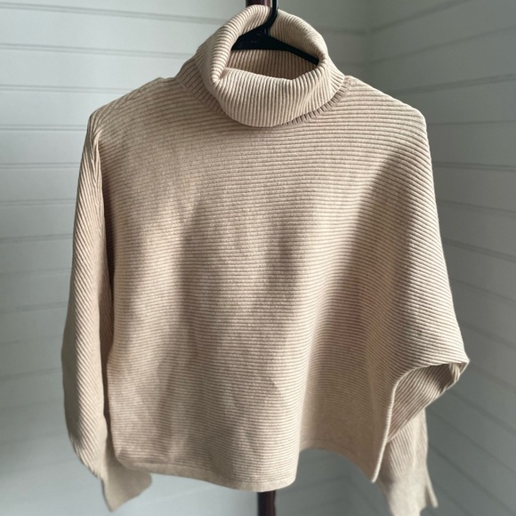 Old Navy Sweaters - Old Navy Ribbed Cowl Neck Sweater in Cream